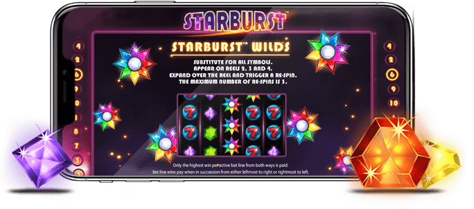 Gioca a Starburst da Mobile